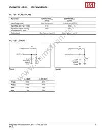 IS62WV6416ALL-55BI-TR Datasheet Page 5