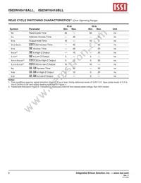 IS62WV6416ALL-55BI-TR Datasheet Page 8