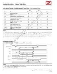 IS62WV6416ALL-55BI-TR Datasheet Page 10