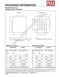 IS62WV6416ALL-55BI-TR Datasheet Page 16