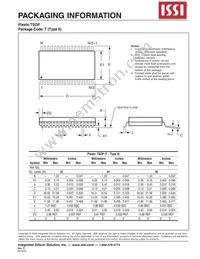 IS62WV6416ALL-55BI-TR Datasheet Page 17