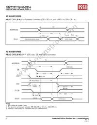 IS62WV6416DBLL-45TLI-TR Datasheet Page 8