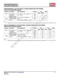 IS62WVS0648FBLL-20NLI Datasheet Page 18