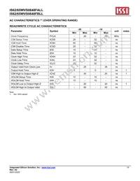 IS62WVS0648FBLL-20NLI Datasheet Page 19