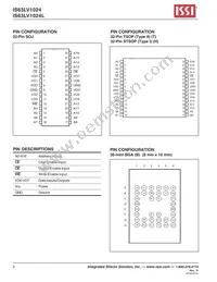 IS63LV1024L-12J-TR Datasheet Page 2
