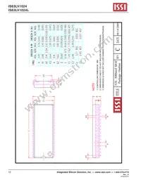 IS63LV1024L-12J-TR Datasheet Page 12