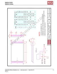 IS63LV1024L-12J-TR Datasheet Page 15