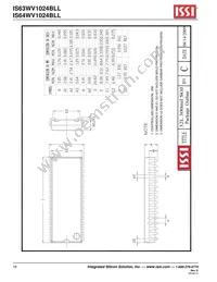 IS63WV1024BLL-12BLI Datasheet Page 16