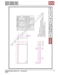 IS63WV1288DBLL-10KLI Datasheet Page 17