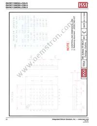 IS63WV1288DBLL-10KLI Datasheet Page 20