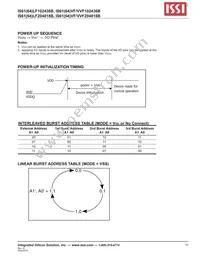 IS64LF204818B-7.5TQLA3 Datasheet Page 11