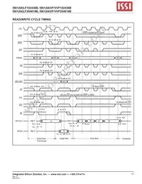 IS64LF204818B-7.5TQLA3 Datasheet Page 17