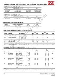 IS64LF25636A-7.5TQLA3 Datasheet Page 12