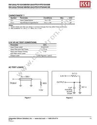 IS64LPS102436B-166B2LA3-TR Datasheet Page 15