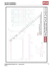 IS64WV10248EDBLL-10BLA3 Datasheet Page 17