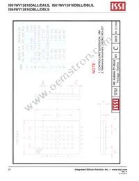 IS64WV12816DBLL-12BLA3 Datasheet Page 20