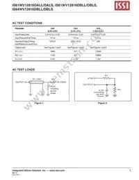 IS64WV12816DBLL-12CTLA3 Datasheet Page 5