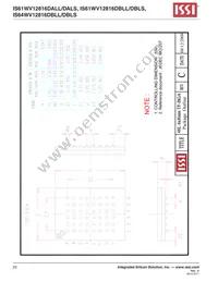 IS64WV12816DBLL-12CTLA3 Datasheet Page 20