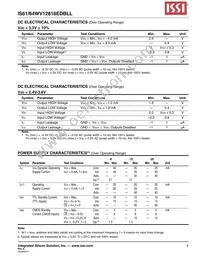 IS64WV12816EDBLL-10BLA3 Datasheet Page 5