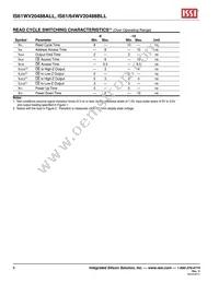 IS64WV20488BLL-10CTLA3 Datasheet Page 8