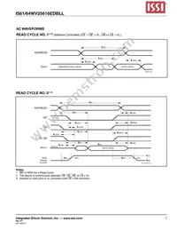 IS64WV25616EDBLL-10BA3-TR Datasheet Page 7