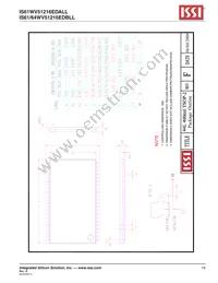 IS64WV51216EDBLL-10BLA3 Datasheet Page 19