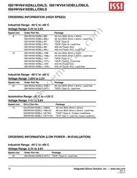 IS64WV6416DBLL-10CTLA3 Datasheet Page 18