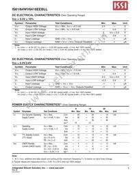 IS64WV6416EEBLL-10CTLA3 Datasheet Page 5