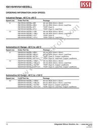 IS64WV6416EEBLL-10CTLA3 Datasheet Page 12