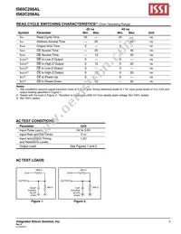IS65C256AL-25TLA3 Datasheet Page 5