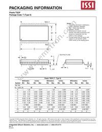 IS65WV12816BLL-55TA3-TR Datasheet Page 19