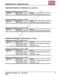 IS65WV25616BLL-70TLA3 Datasheet Page 13