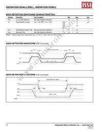 IS65WV25616DBLL-55CTLA3-TR Datasheet Page 14