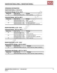 IS65WV25616DBLL-55CTLA3-TR Datasheet Page 15