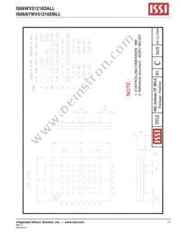 IS66WV51216DBLL-70TLI-TR Datasheet Page 17