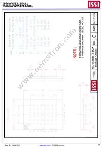IS66WV51216EBLL-55BLI-TR Datasheet Page 15