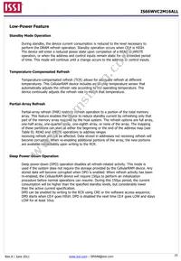 IS66WVC2M16ALL-7010BLI-TR Datasheet Page 15