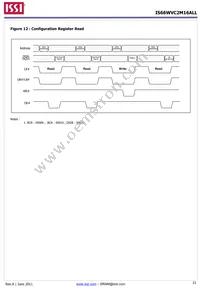 IS66WVC2M16ALL-7010BLI-TR Datasheet Page 21