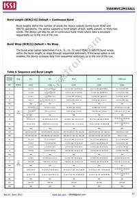 IS66WVC2M16ALL-7010BLI-TR Datasheet Page 23