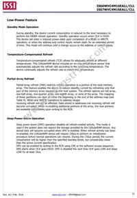 IS66WVC4M16ECLL-7010BLI Datasheet Page 15