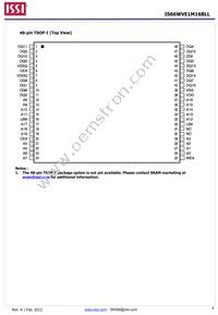 IS66WVE1M16BLL-70BLI-TR Datasheet Page 4