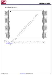 IS66WVE2M16BLL-70BLI-TR Datasheet Page 4
