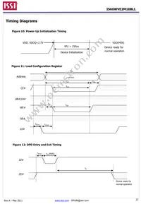 IS66WVE2M16BLL-70BLI-TR Datasheet Page 23