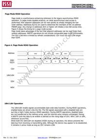 IS66WVE2M16DBLL-70BLI-TR Datasheet Page 9