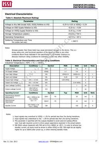 IS66WVE2M16DBLL-70BLI-TR Datasheet Page 17