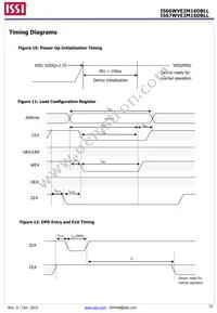 IS66WVE2M16DBLL-70BLI-TR Datasheet Page 22