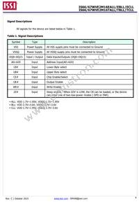 IS66WVE2M16EBLL-55BLI-TR Datasheet Page 4