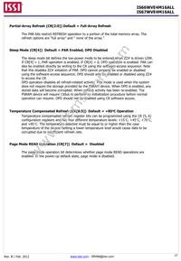 IS66WVE4M16ALL-7010BLI-TR Datasheet Page 17