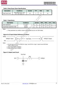 IS66WVE4M16ALL-7010BLI-TR Datasheet Page 19