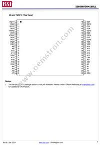 IS66WVE4M16BLL-70BLI-TR Datasheet Page 4
